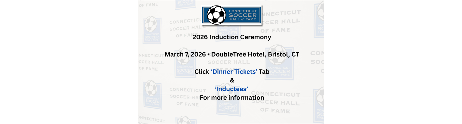 Dinner Ticket and Sponsorship Information